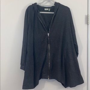 Logo Lori Goldstein Gray Hoodie